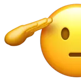 Saluting emoji